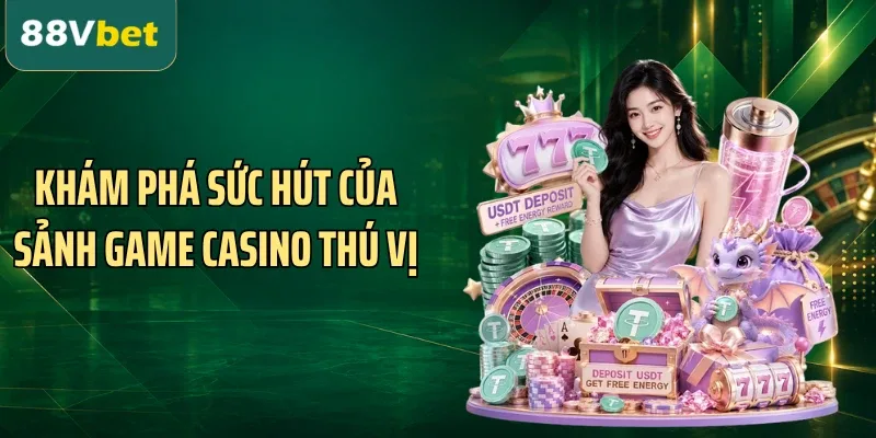 Khám phá sức hút của sảnh game casino thú vị